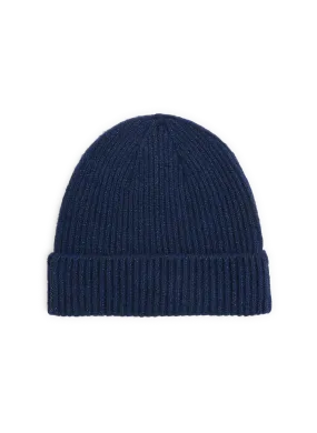 1865 Natacha Lurex Beanie Blue - Saison Collection