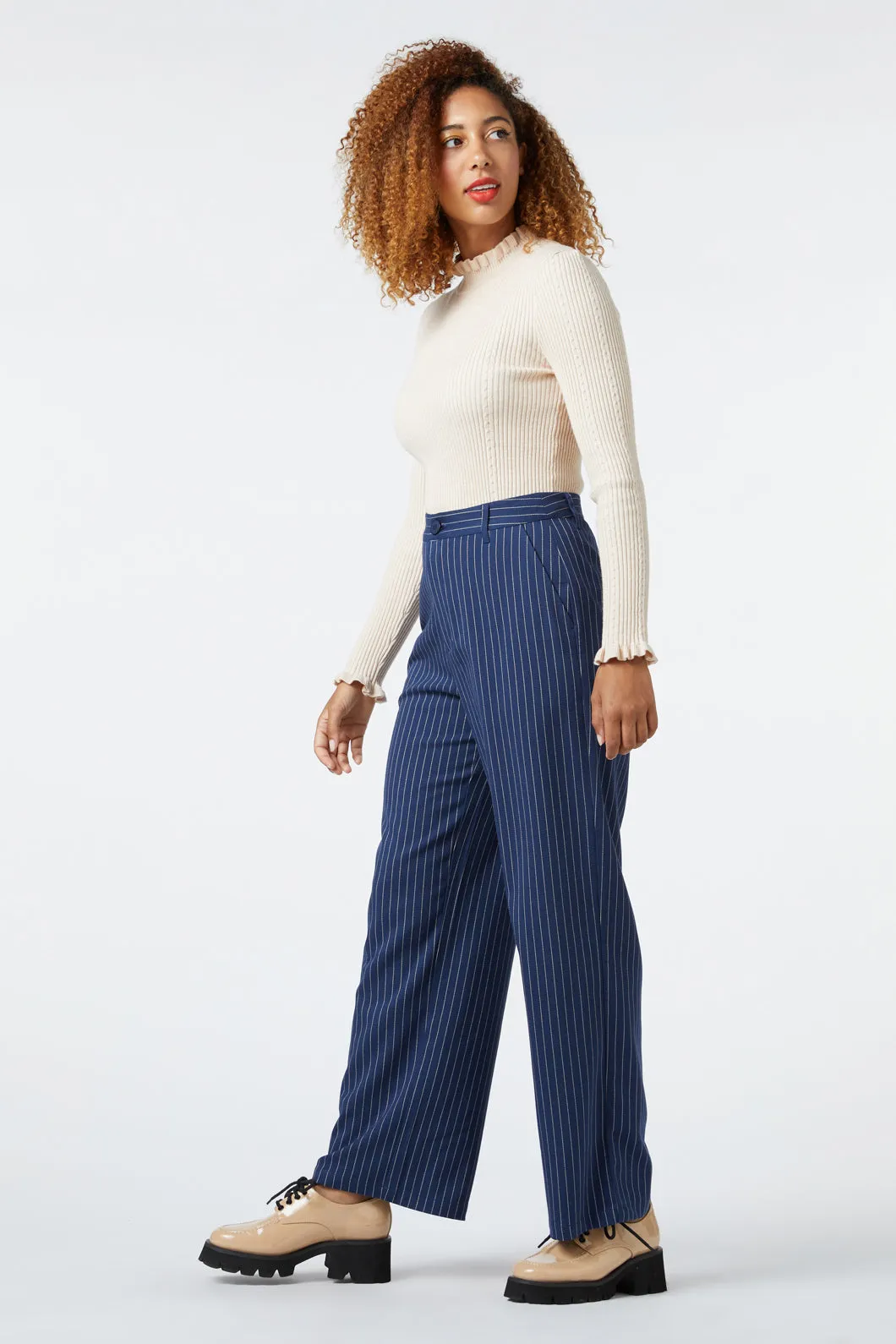 Abigail Pinstripe Pants