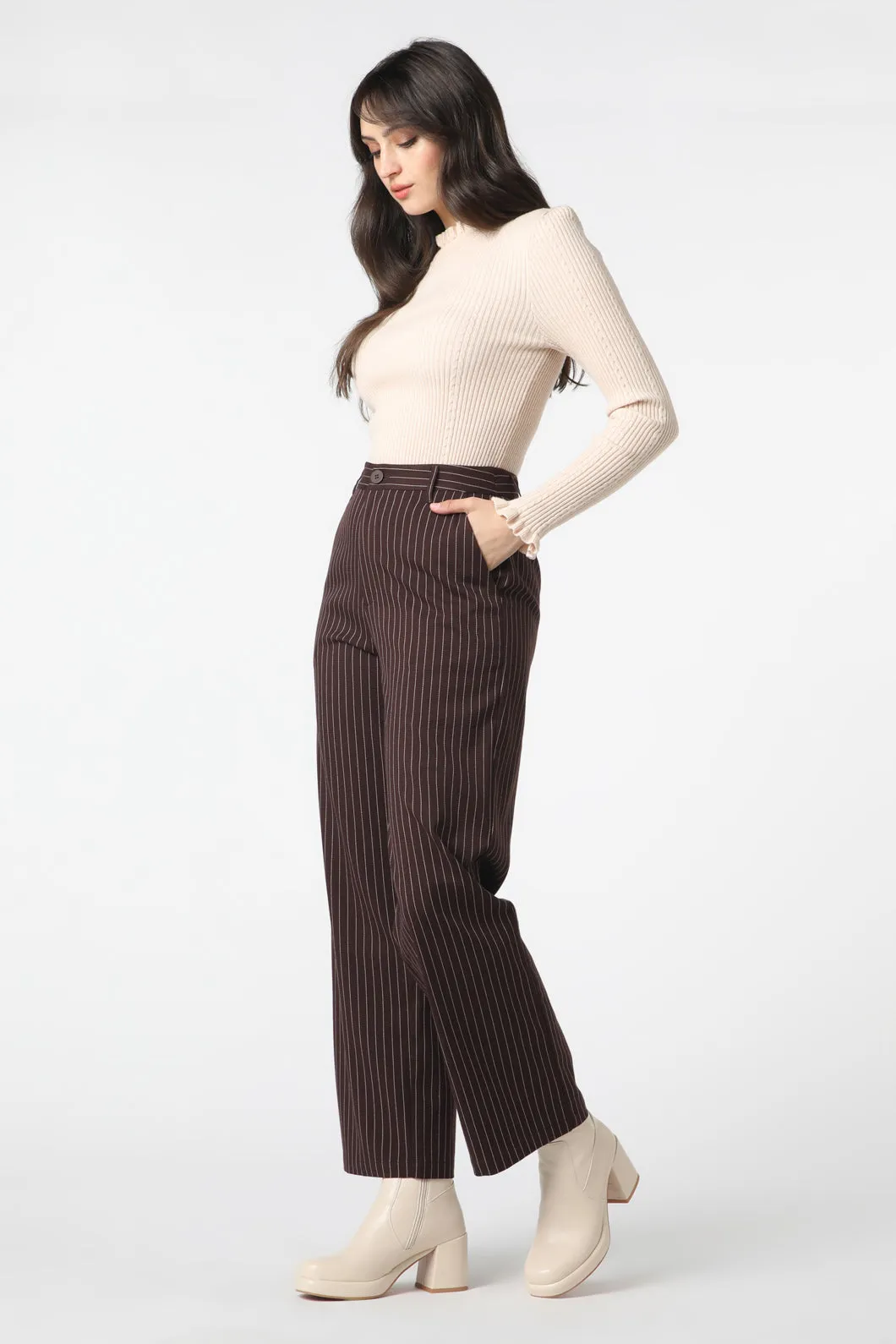 Abigail Pinstripe Pants