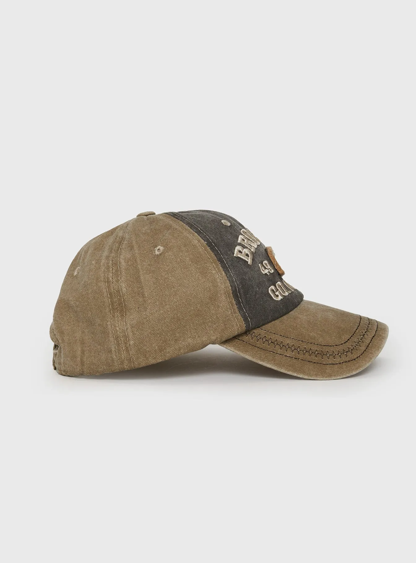 Brown Adios Dad Cap