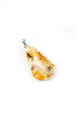 Amber Pendant with Natural Drop Shape