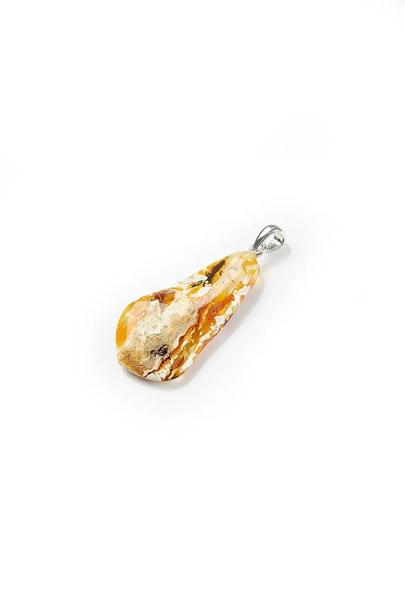 Amber Pendant with Natural Drop Shape