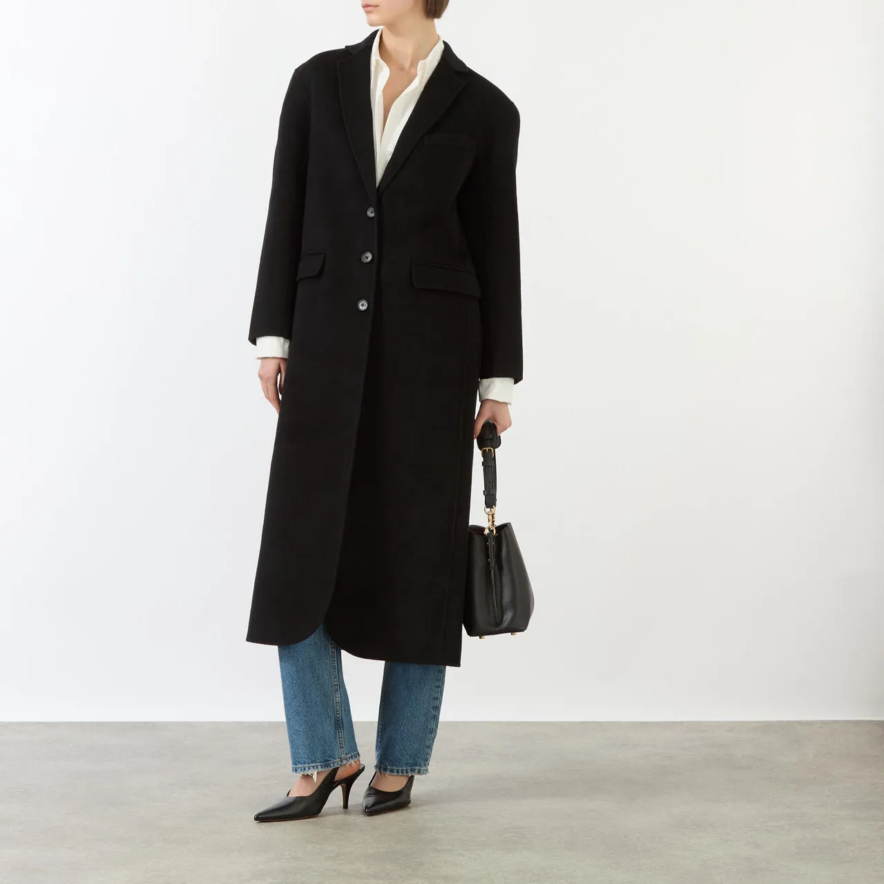 Anine Bing Quinn Black Coat