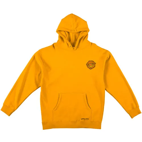 Anti Hero Skateboards Hoodie Grimple Embroidered Pullover Gold/Orange