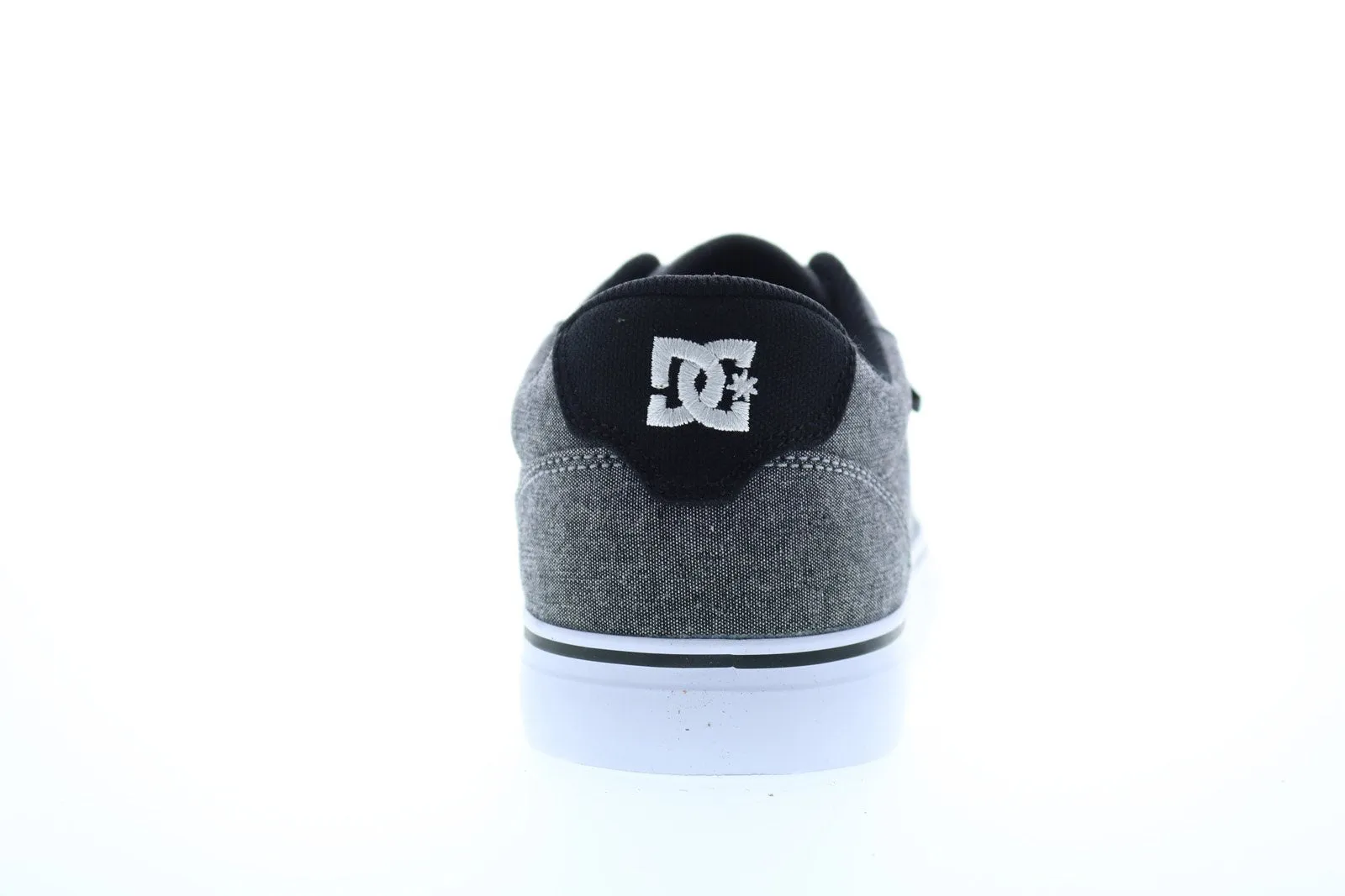 Anvil 303190 men's gray canvas lace-up skate sneakers - DC Shoes.