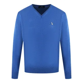 Aquascutum Men's Blue Sweater 2032 Euy01