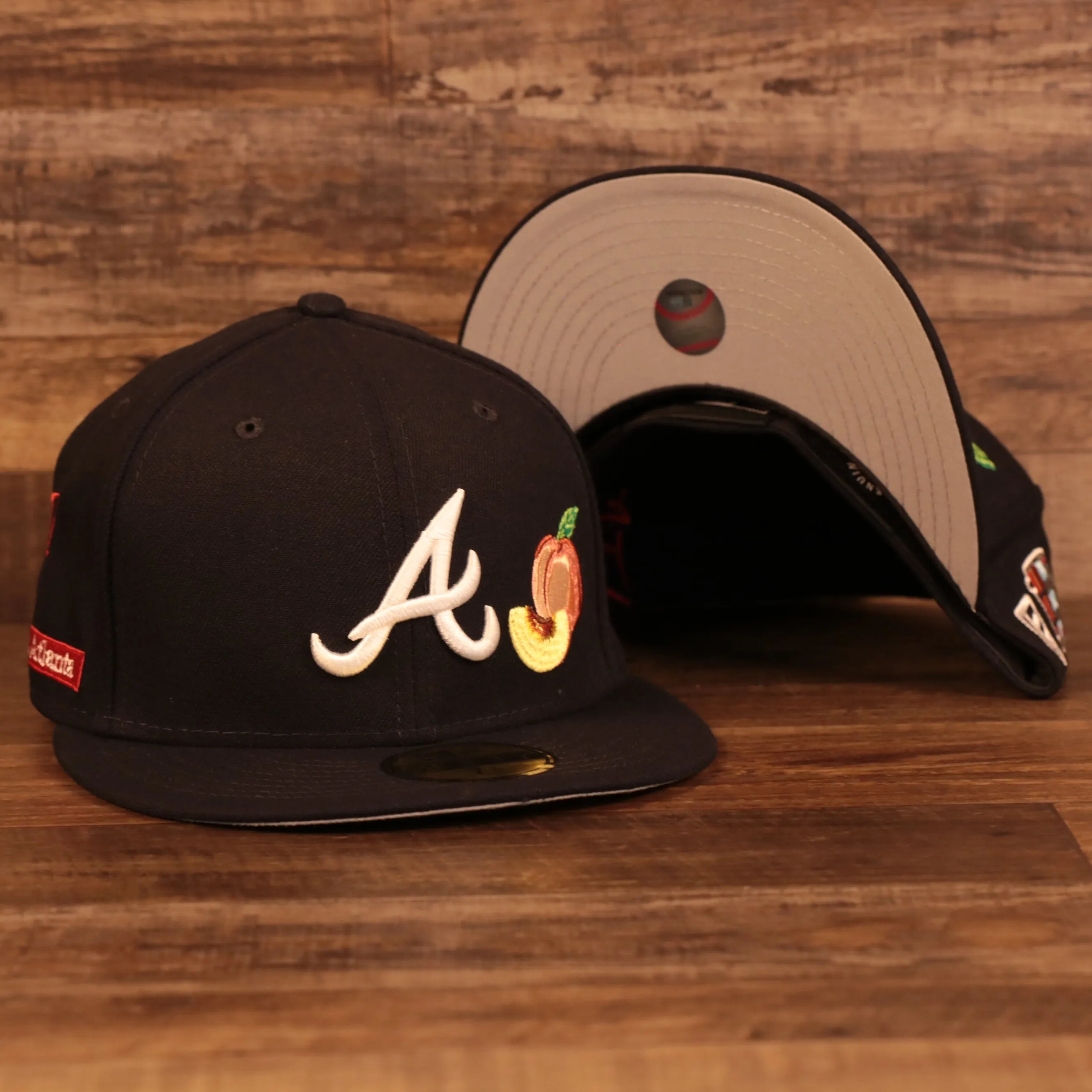 Atlanta Braves City Transit Gray Bottom 59Fifty Fitted Cap