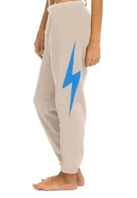 Aviator Nation Bolt Sweatpant Sand Blue