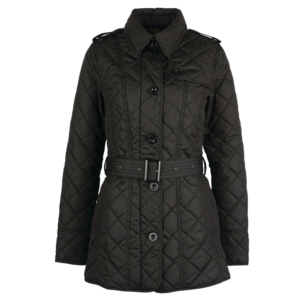 Barbour Tummel Quilt Coat in Black