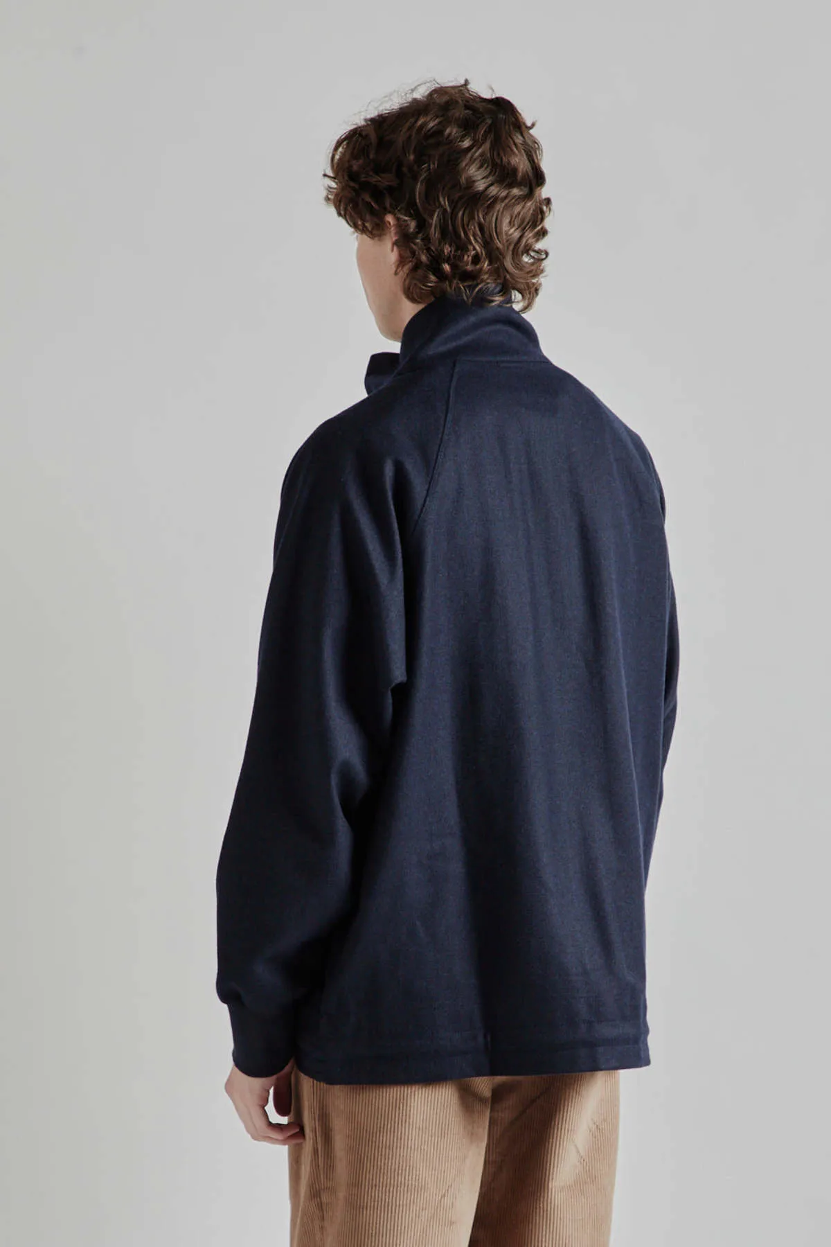 Navy Battle Wool Sweater