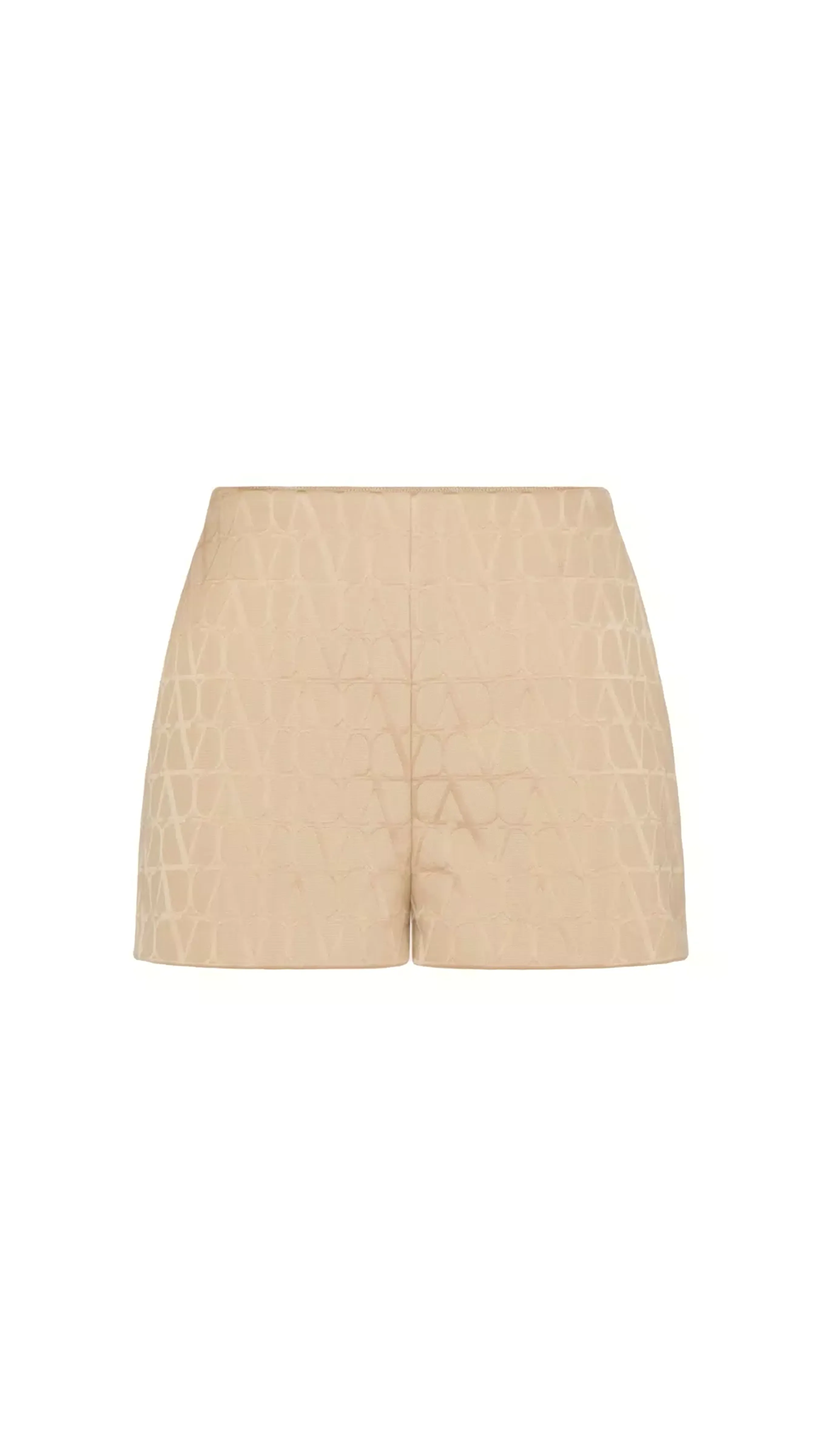 BEIGE COTTON CORDURA TOILE SHORTS