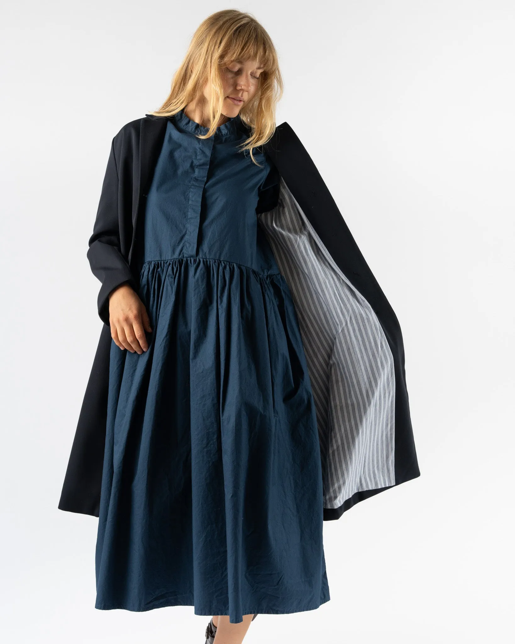 Bergfabel Navy Farmer Coat