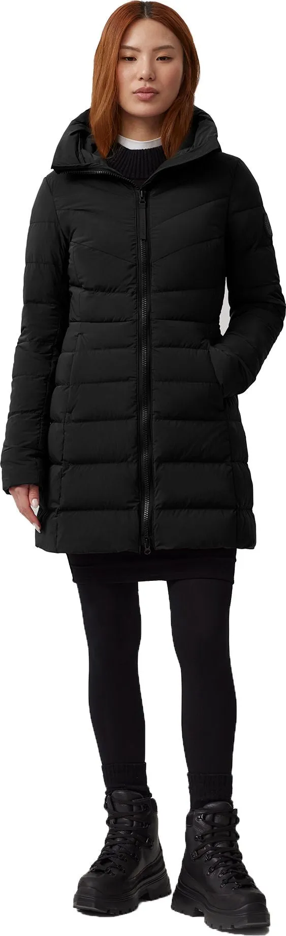 Black Canada Goose Clair Coat