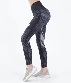 Black Hex Contour Leggings