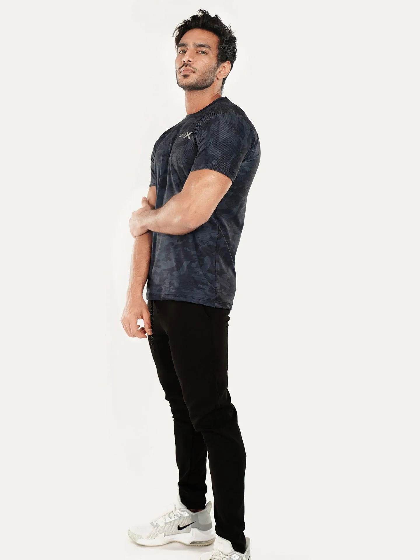 Blue Camouflage T-shirt - Discount