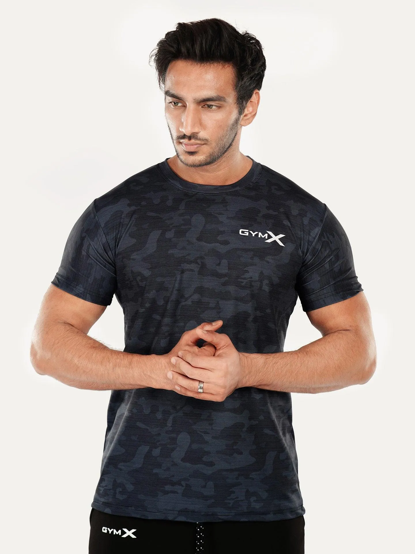 Blue Camouflage T-shirt - Discount