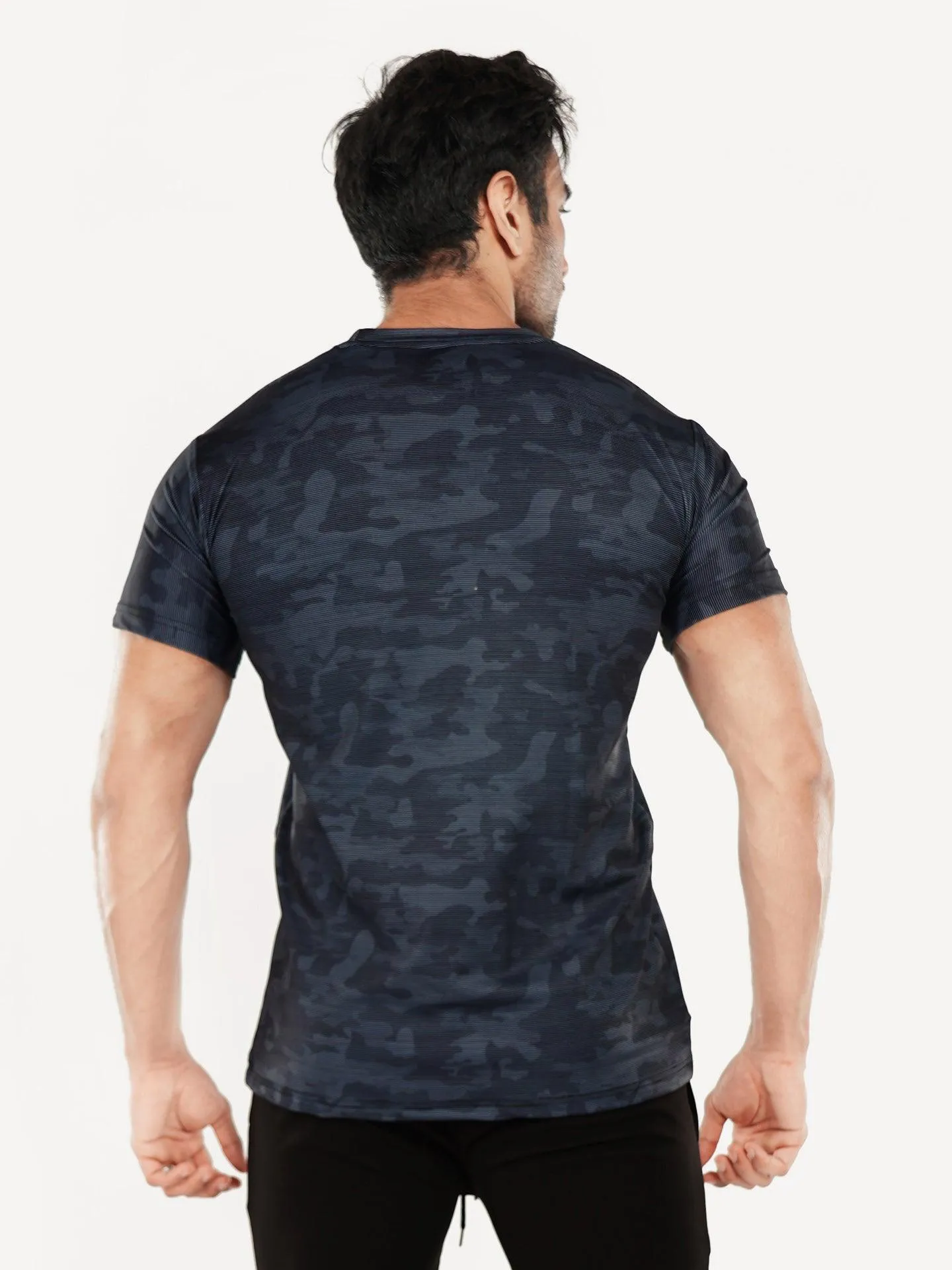 Blue Camouflage T-shirt - Discount