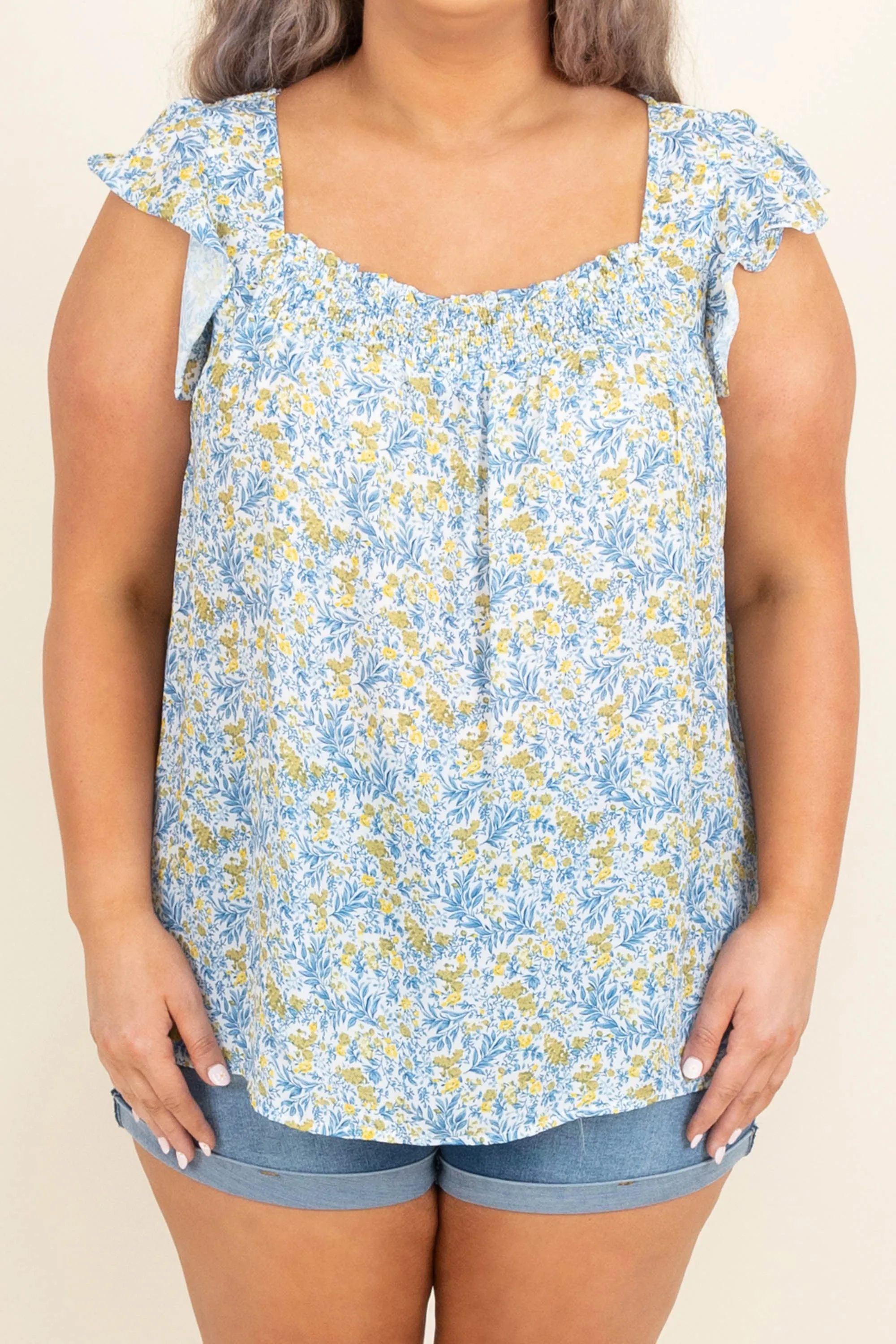 Blue Summer Crush Tank