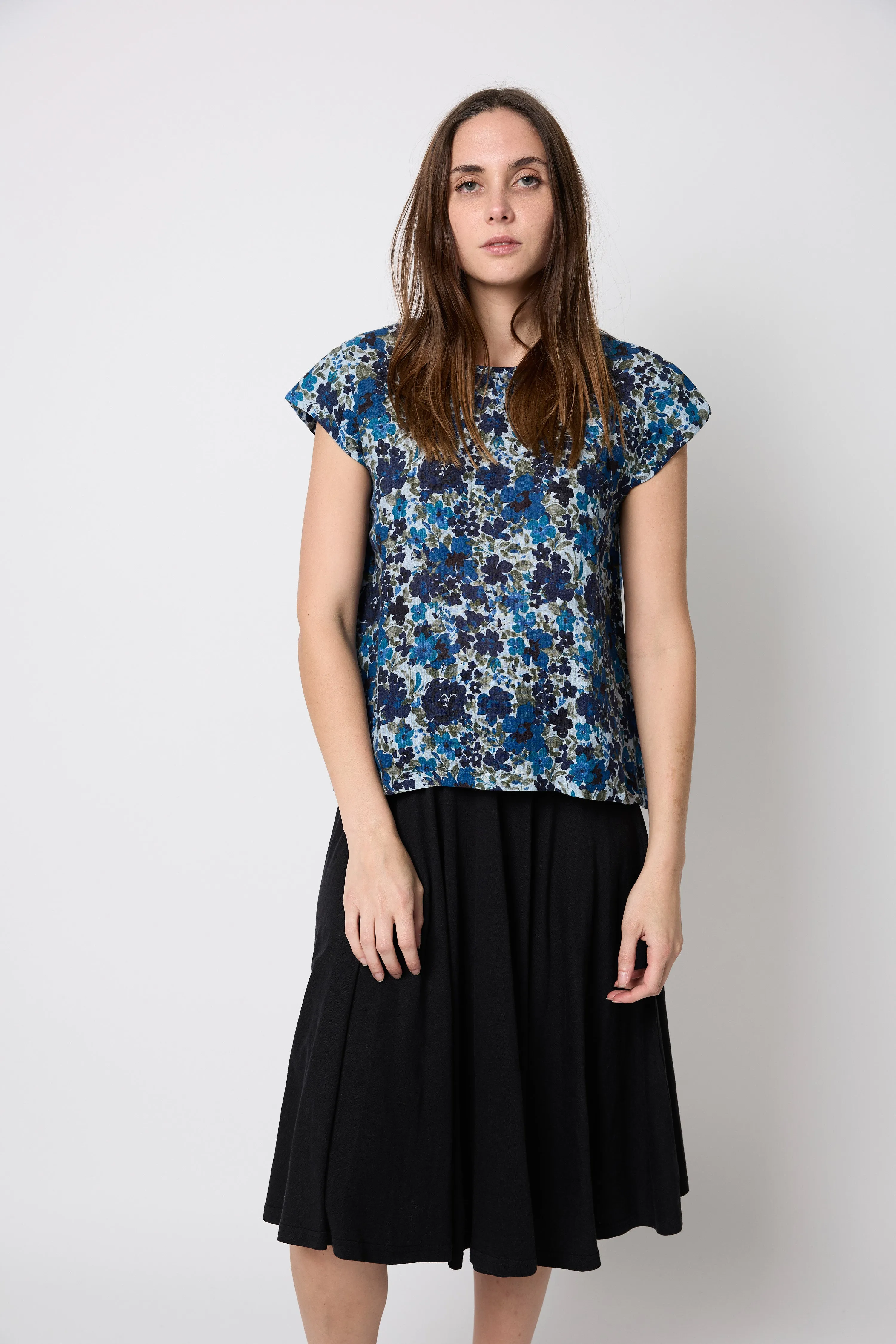 Blue Tuileries Top