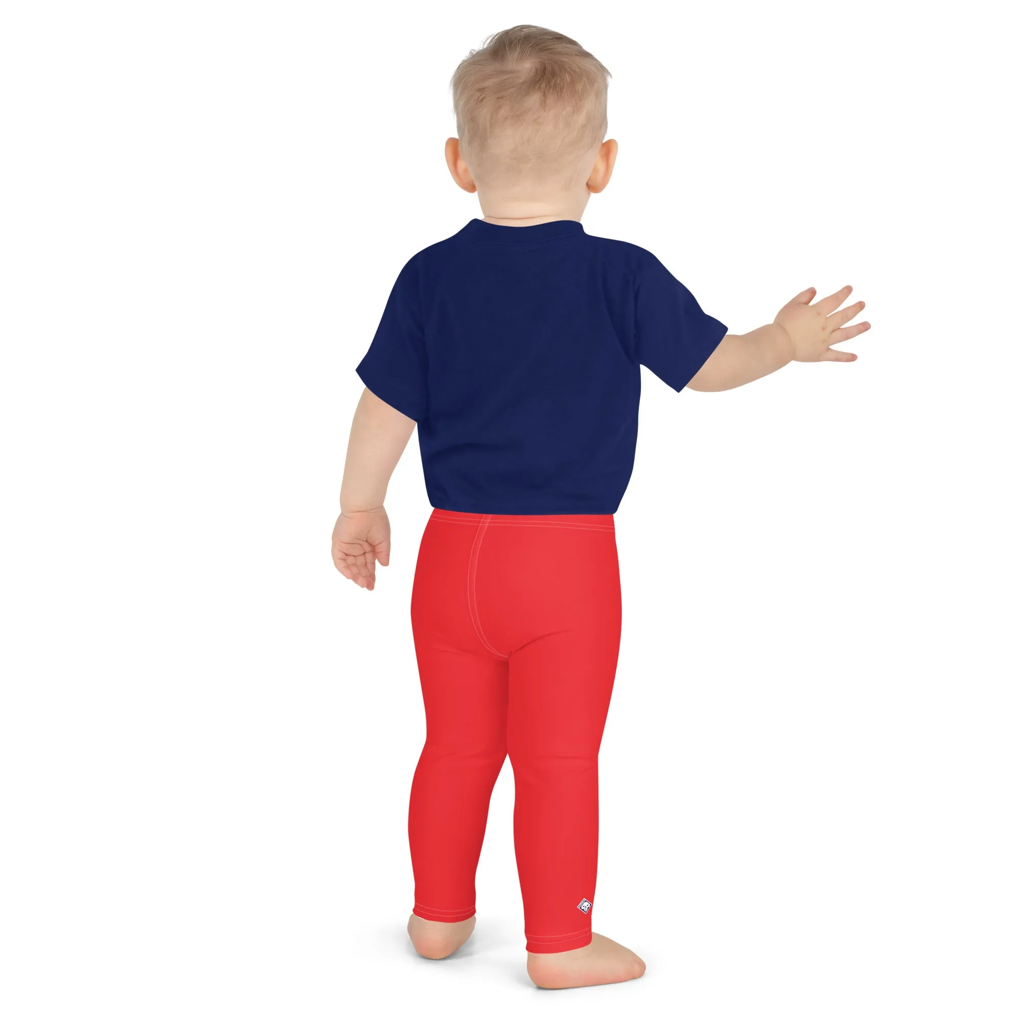 Boys Jiu-Jitsu Leggings - Scarlet.