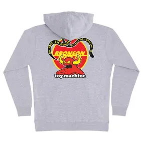 Bronson Speed Co. Hoody Toy Machine Pullover Grey Heather - Shop Now