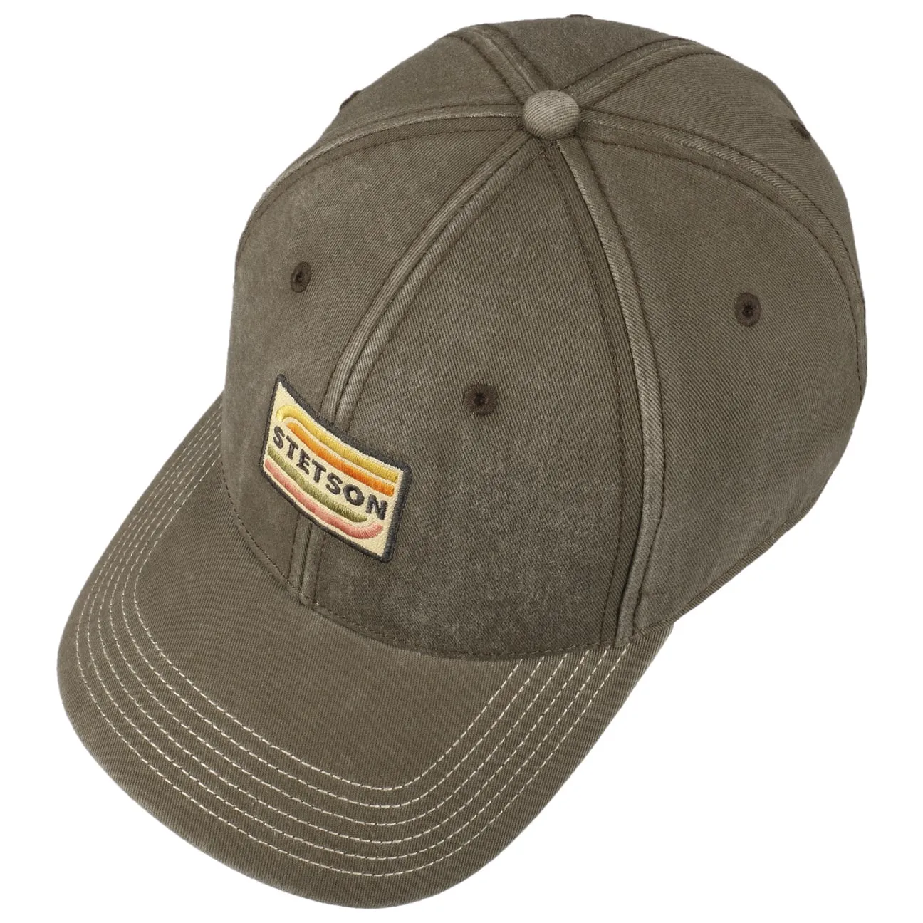 Brown and Grey Lenloy Cotton Cap