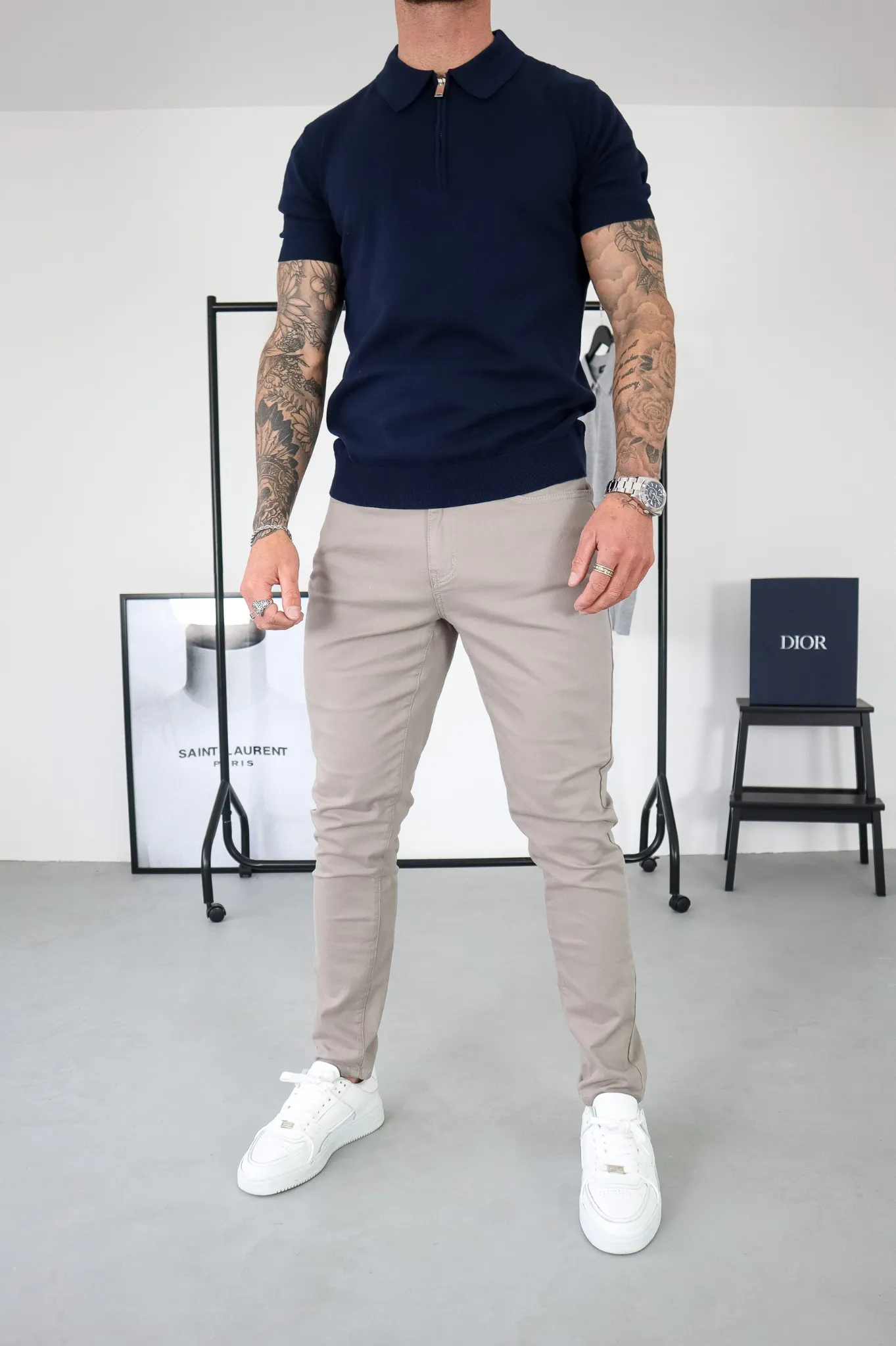 Capo CHINO Pant - Grey -> Gray CHINO Pant by Capo