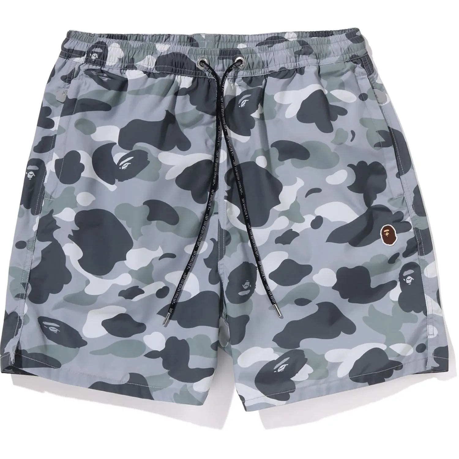 Camo Ape Head One Point Beach Shorts Mens