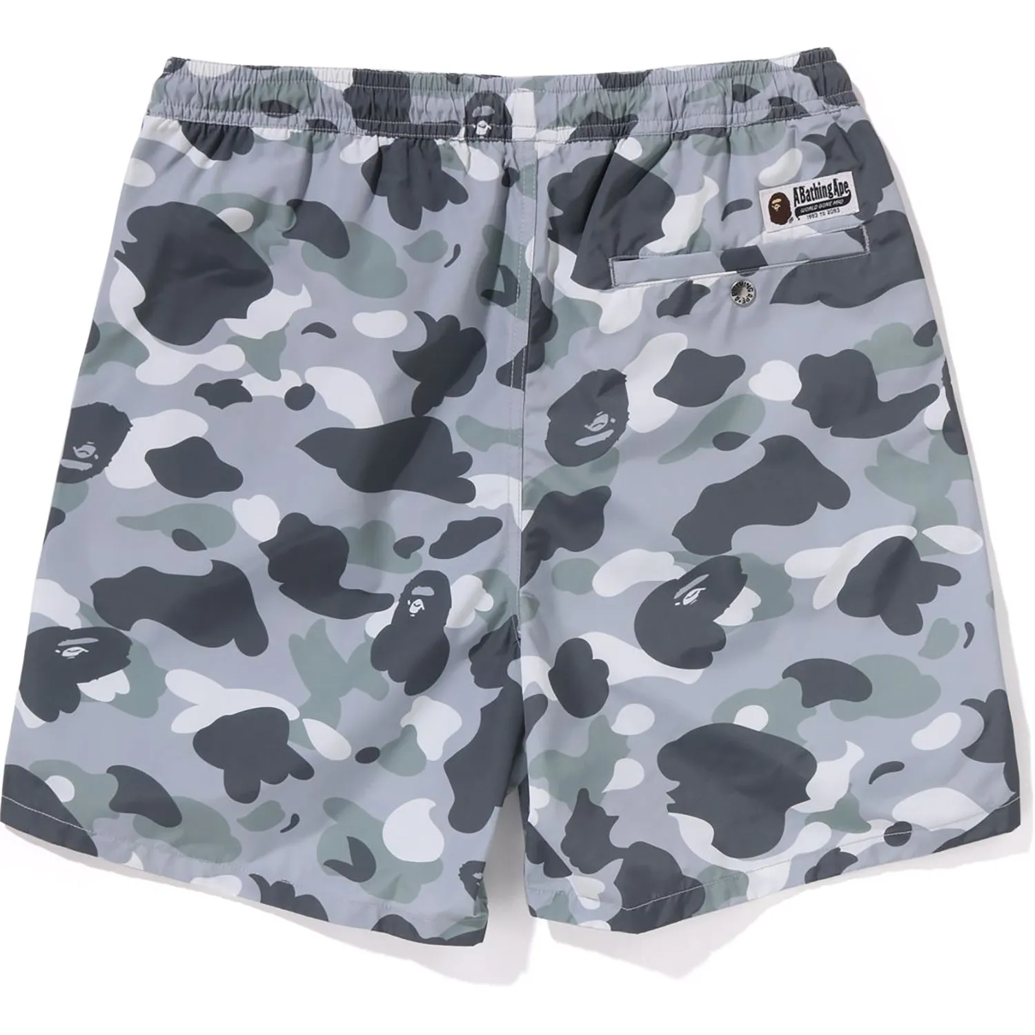 Camo Ape Head One Point Beach Shorts Mens