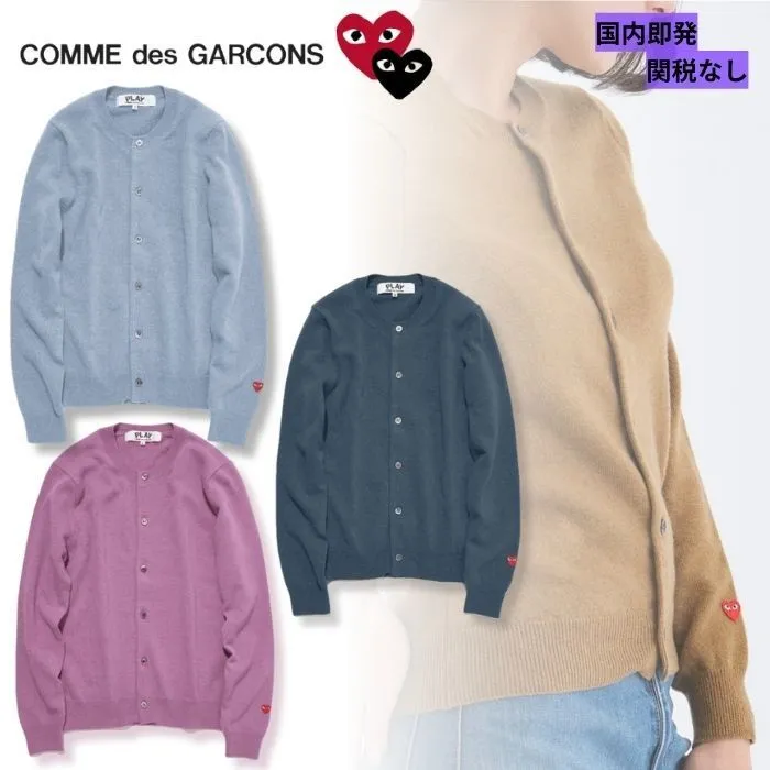 COMME des GARCONS Wool Long Sleeve Plain Office Casual Style