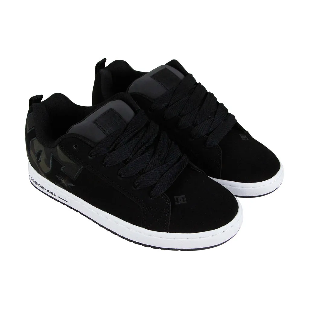 Court Graffik SE 300927 Men's Black Suede Skate Sneakers - Lace Up Shoes