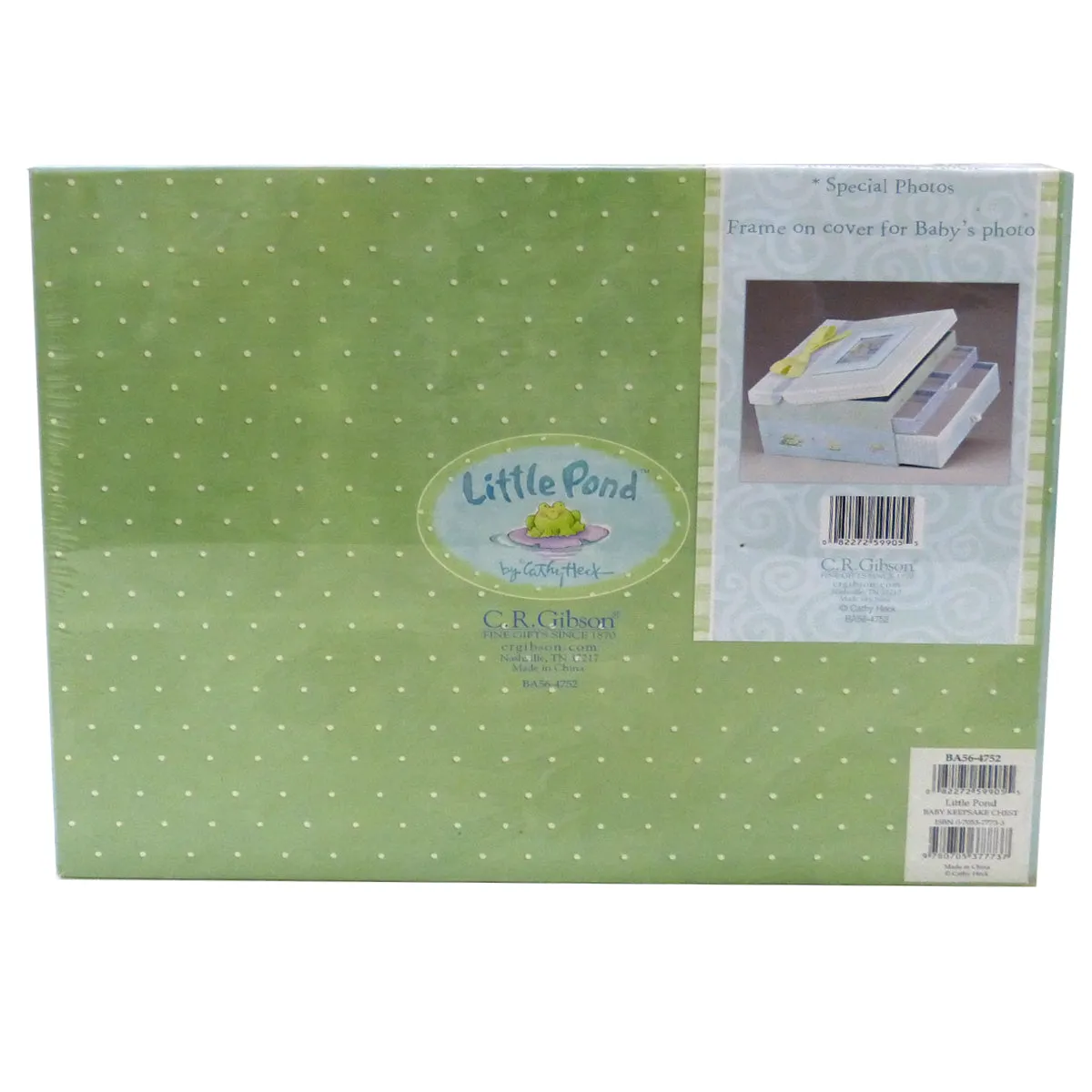 CR Gibson Baby Keepsake Box Little Pond Memory