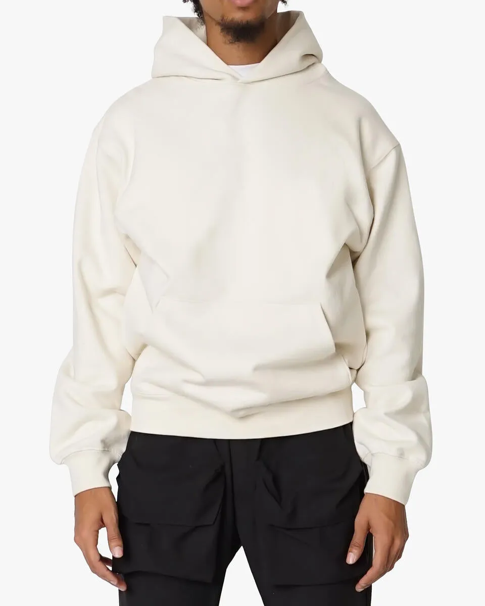 Cream Color Block Turtleneck Sweater