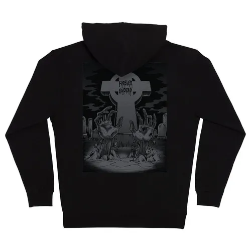 Creature Skateboards Forever Undead Relic Zip Hoody Black