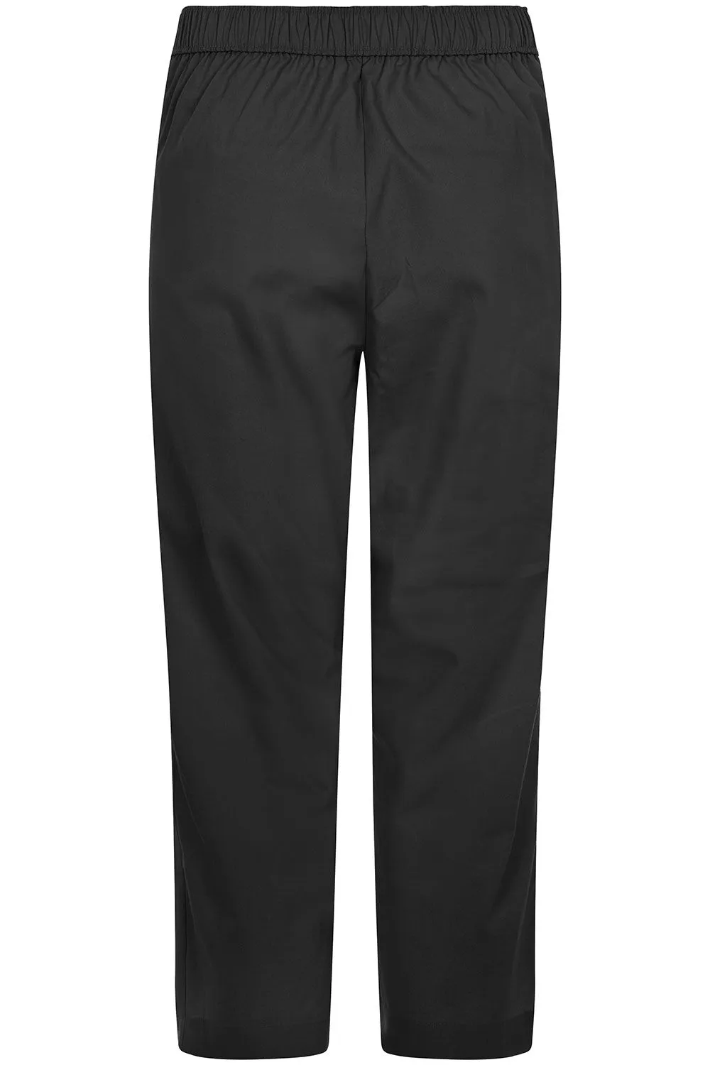 Cropped Trousers with Elasticated Waist