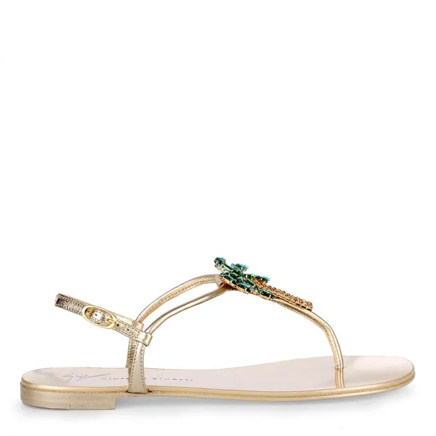 Crystal Palm Tree Venice Beach Sandals by Giuseppe Zanotti