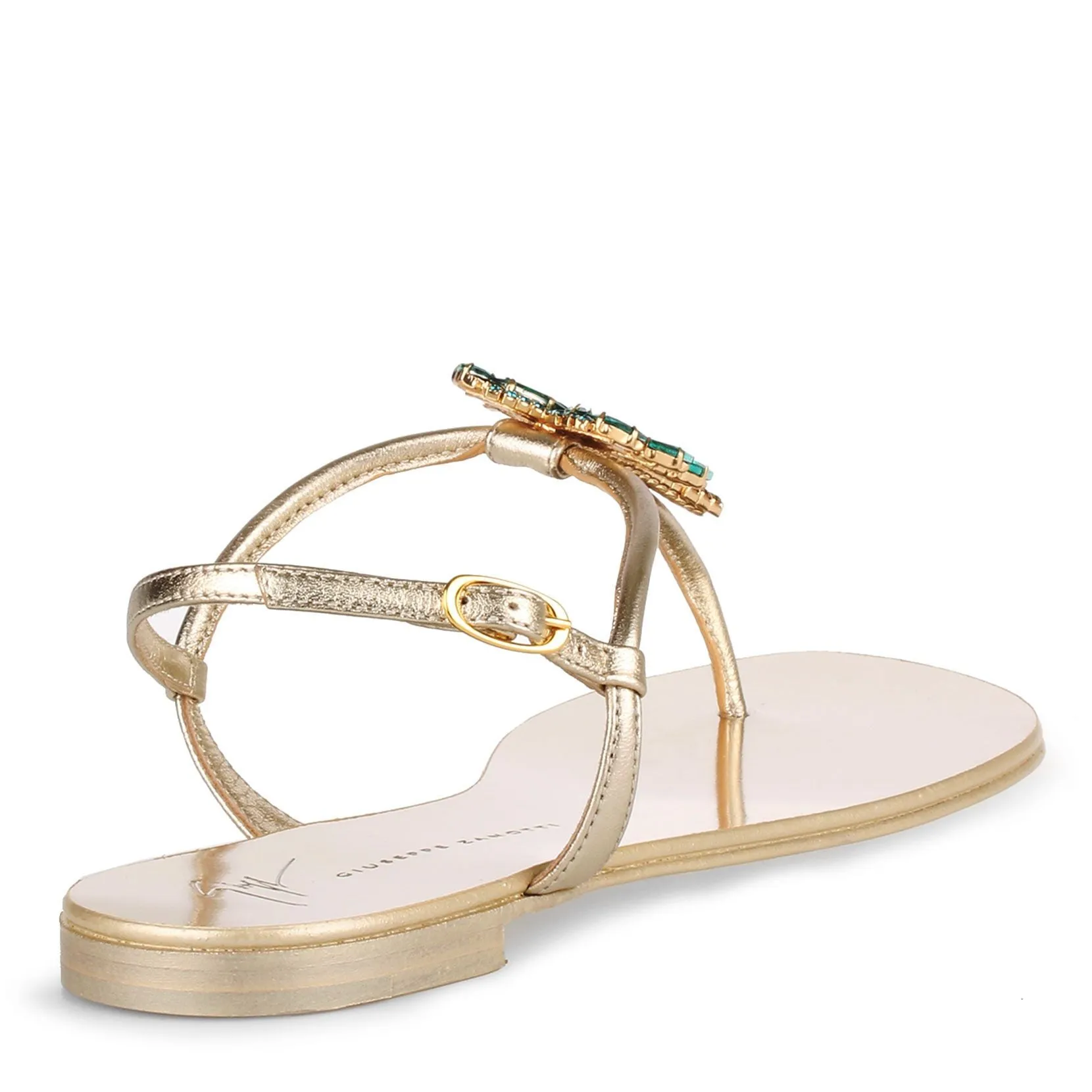 Crystal Palm Tree Venice Beach Sandals by Giuseppe Zanotti