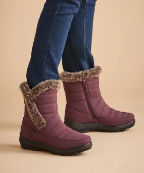 Cushion-walk Quilted Footwear Boots