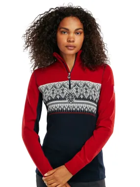 Dale Of Norway Women's Moritz Sweater Raspberry Base Layer