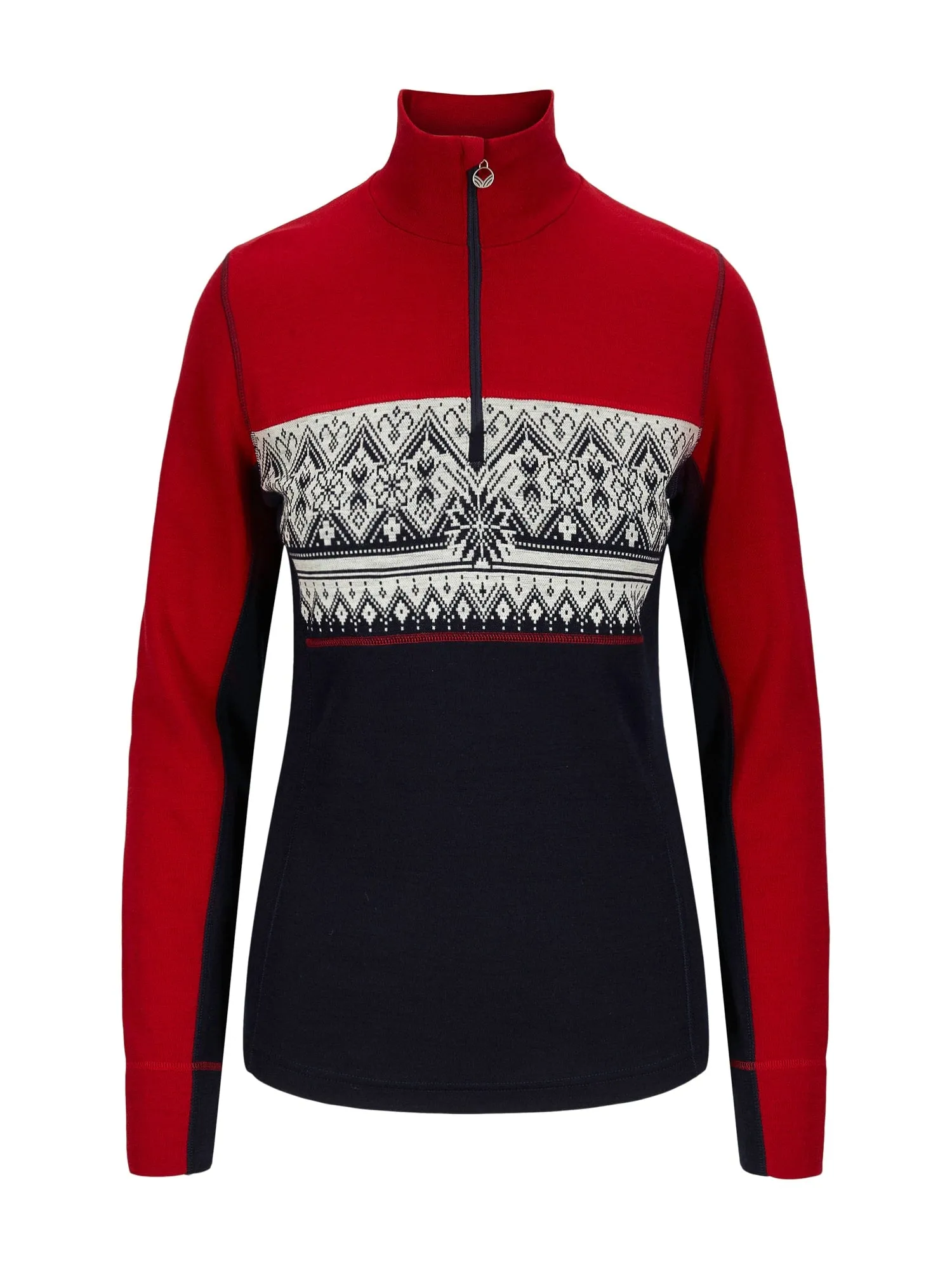 Dale Of Norway Women's Moritz Sweater Raspberry Base Layer