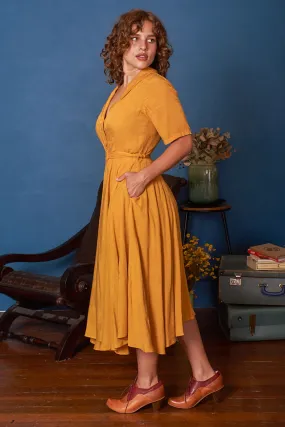 Dandelion Yellow Mustard Dress