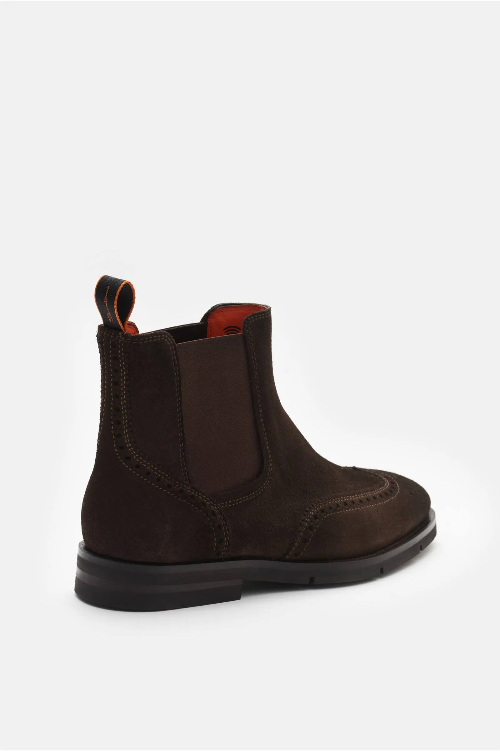 Dark Brown Chelsea boots by SANTONI