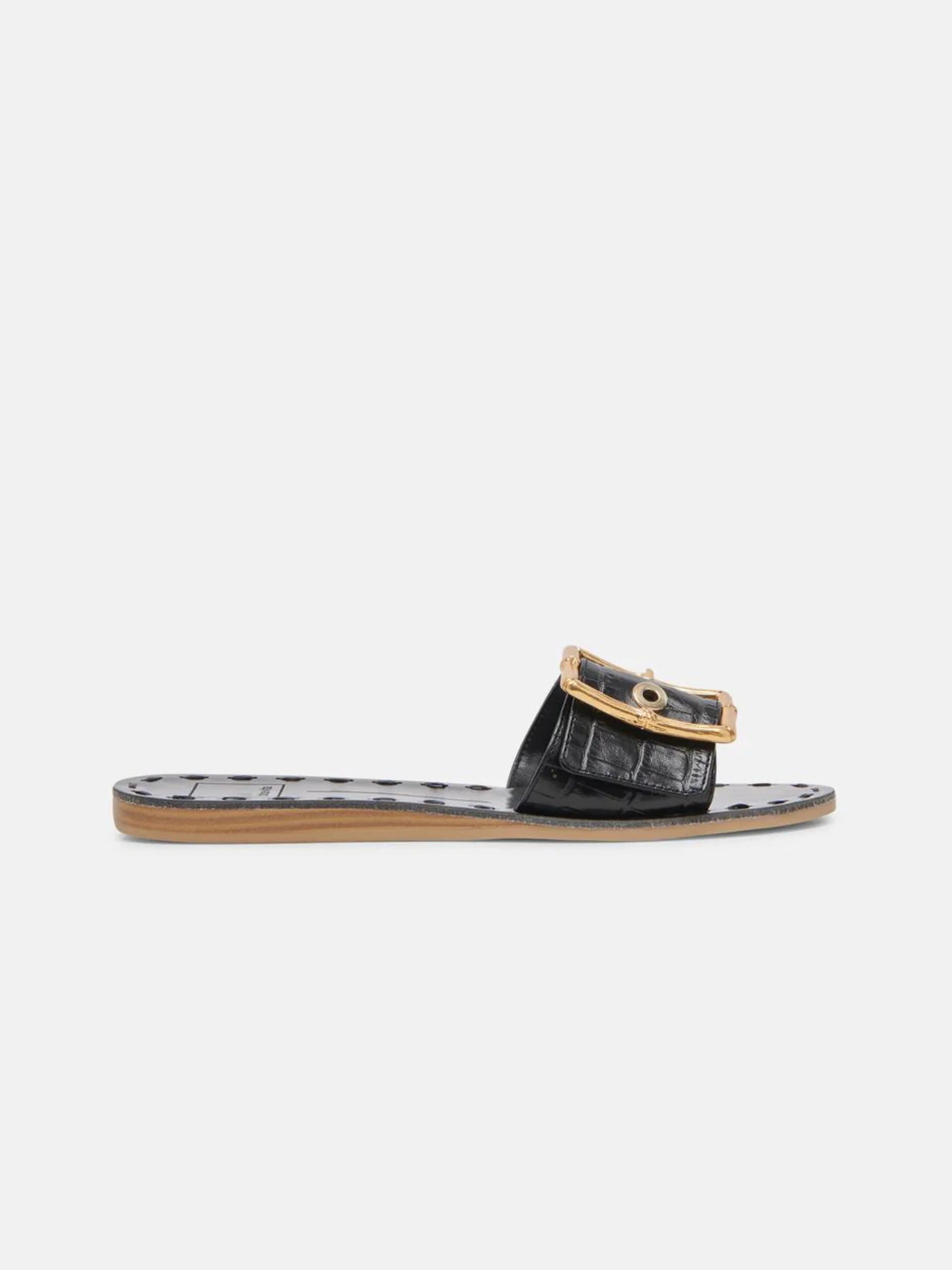 Dasa Noir Textured Sandals