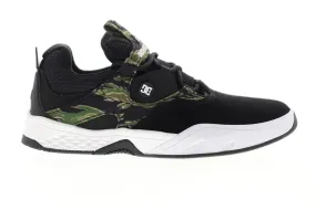 DC Kalis SE Black Suede Camouflage Skate Sneakers - Men's Low Top Shoes