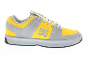 DC Lynx Zero ADYS100615-GY1 Men's Yellow Suede Skate Sneakers