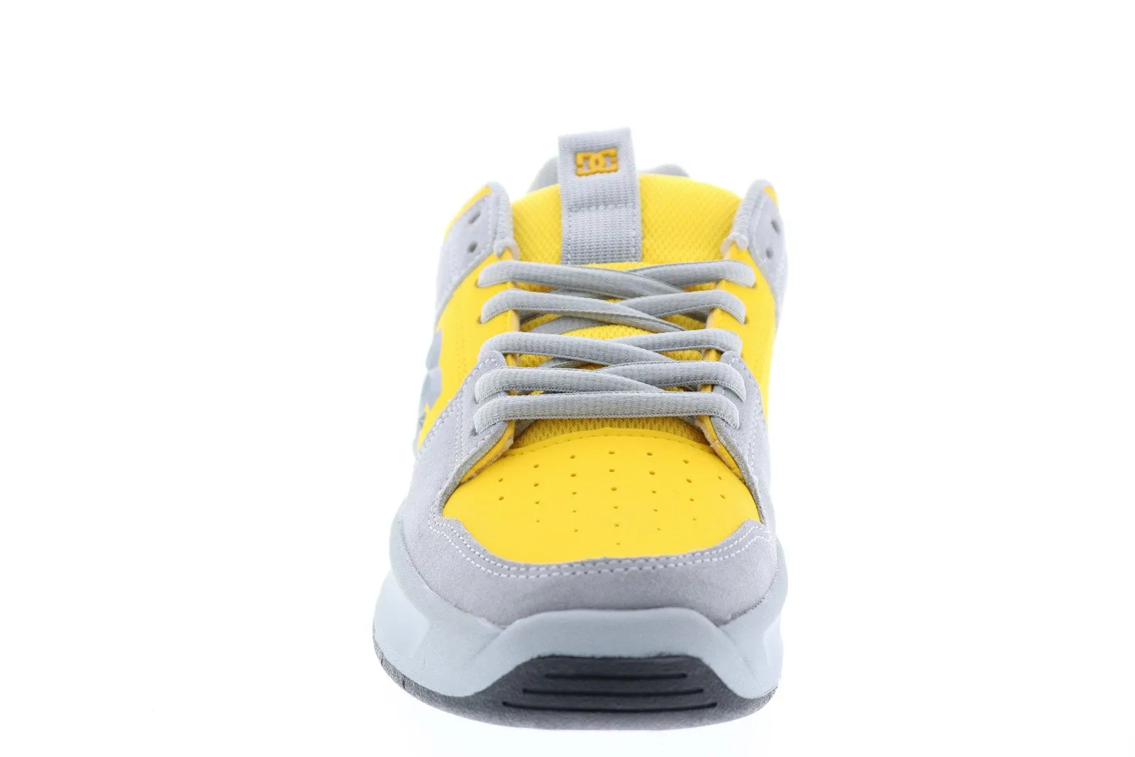 DC Lynx Zero ADYS100615-GY1 Men's Yellow Suede Skate Sneakers