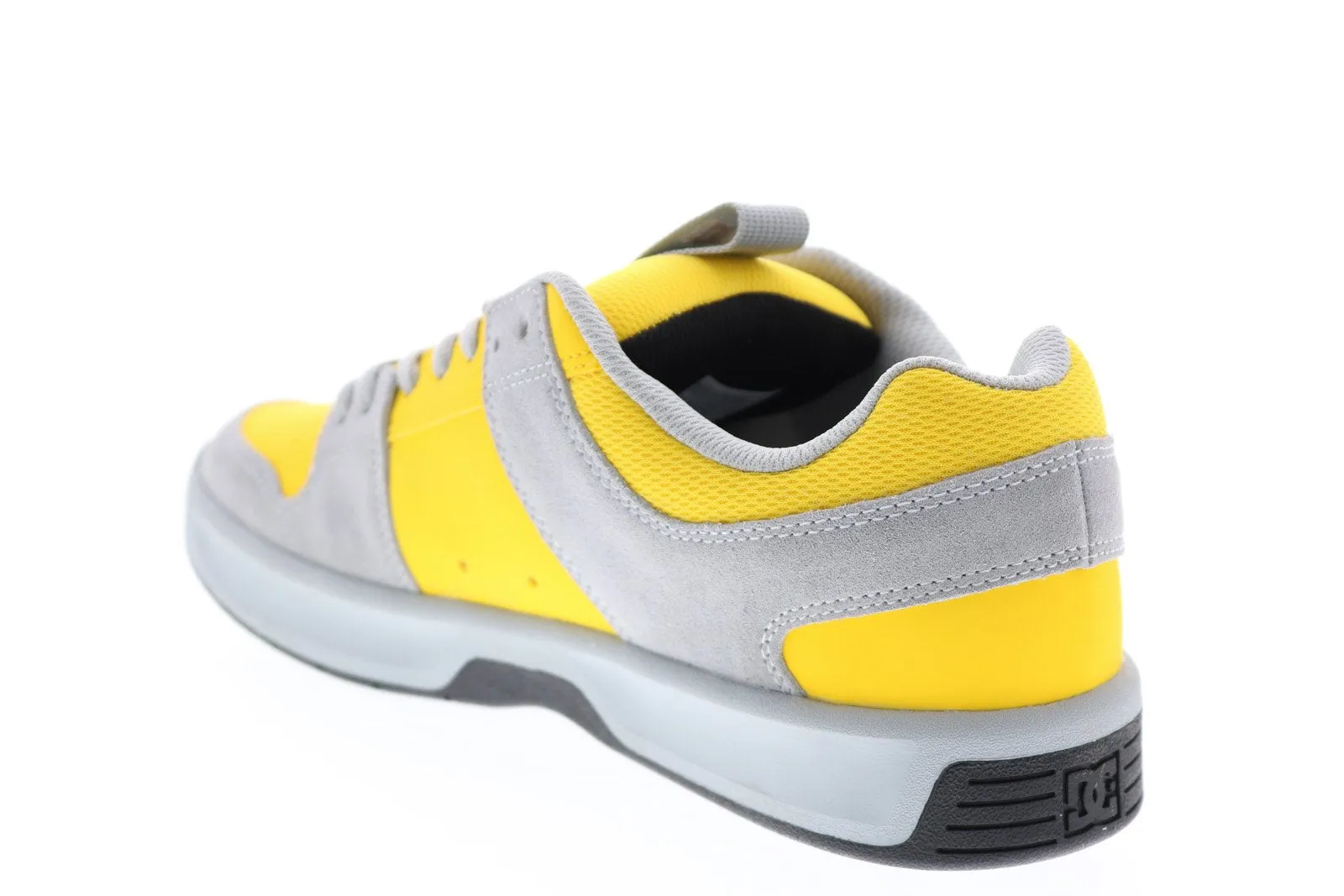 DC Lynx Zero ADYS100615-GY1 Men's Yellow Suede Skate Sneakers