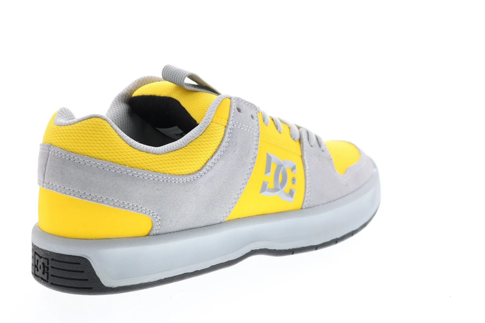 DC Lynx Zero ADYS100615-GY1 Men's Yellow Suede Skate Sneakers