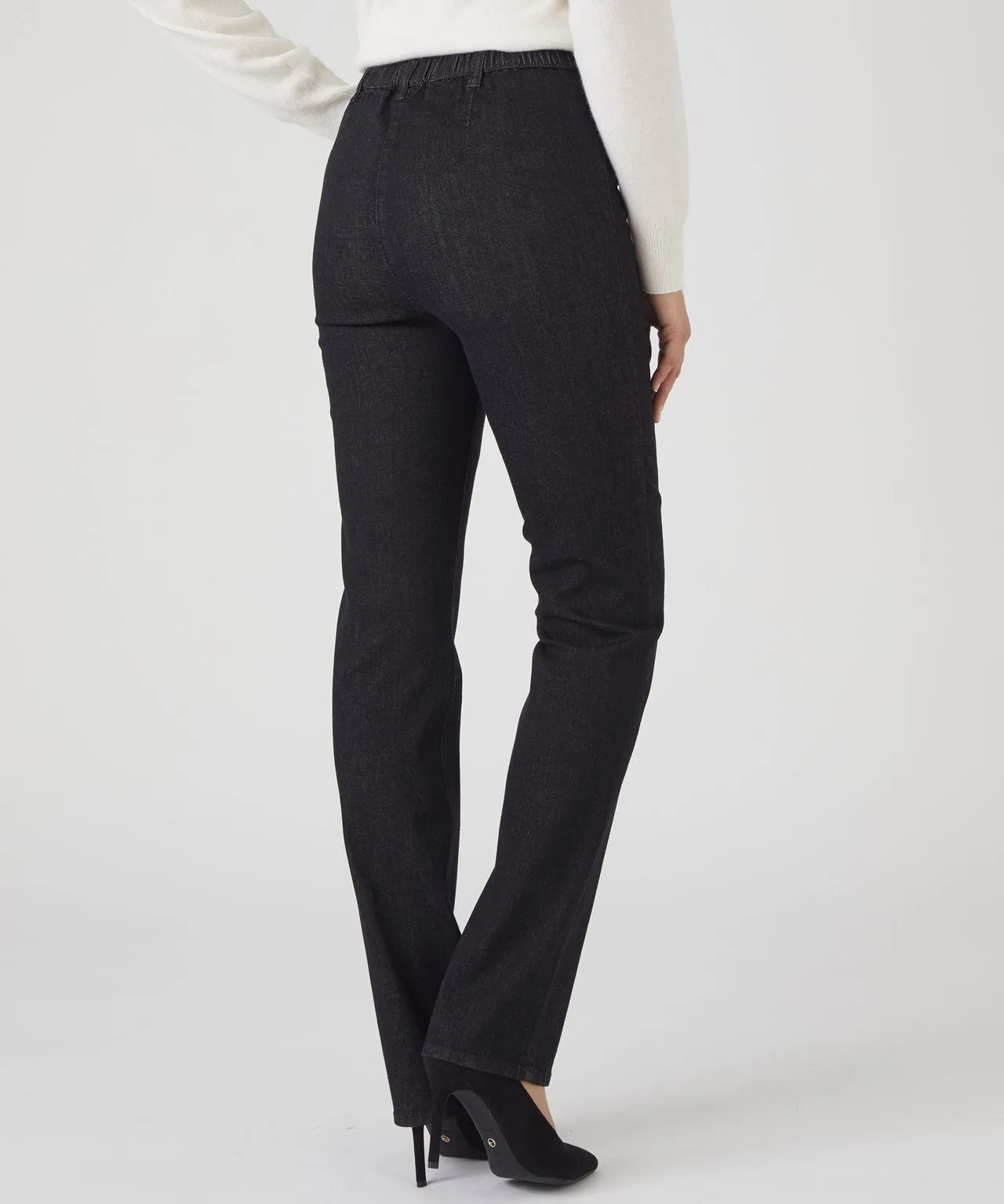 Pull-on Denim Trousers