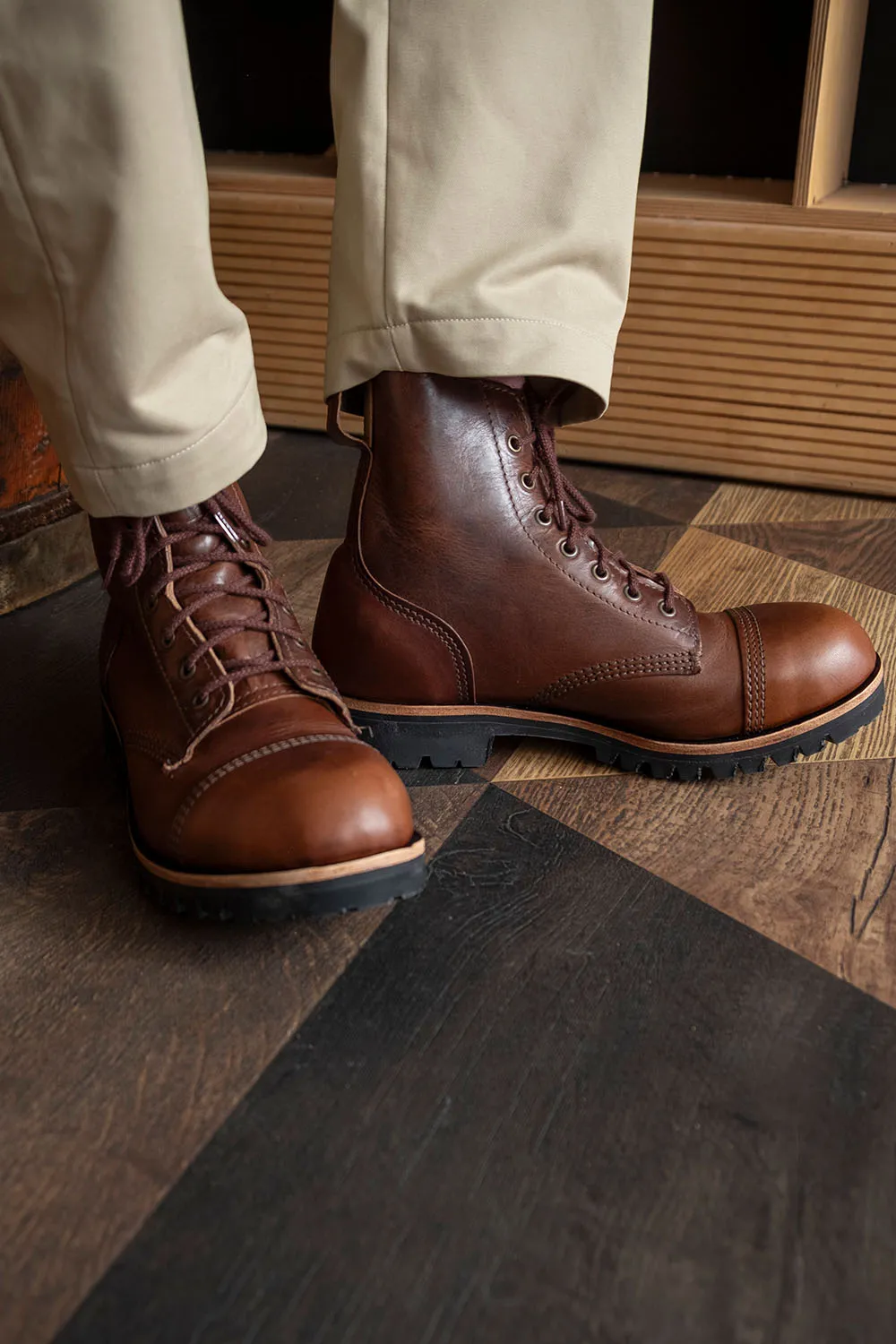 Derby Footwear Boots in Dark Tan